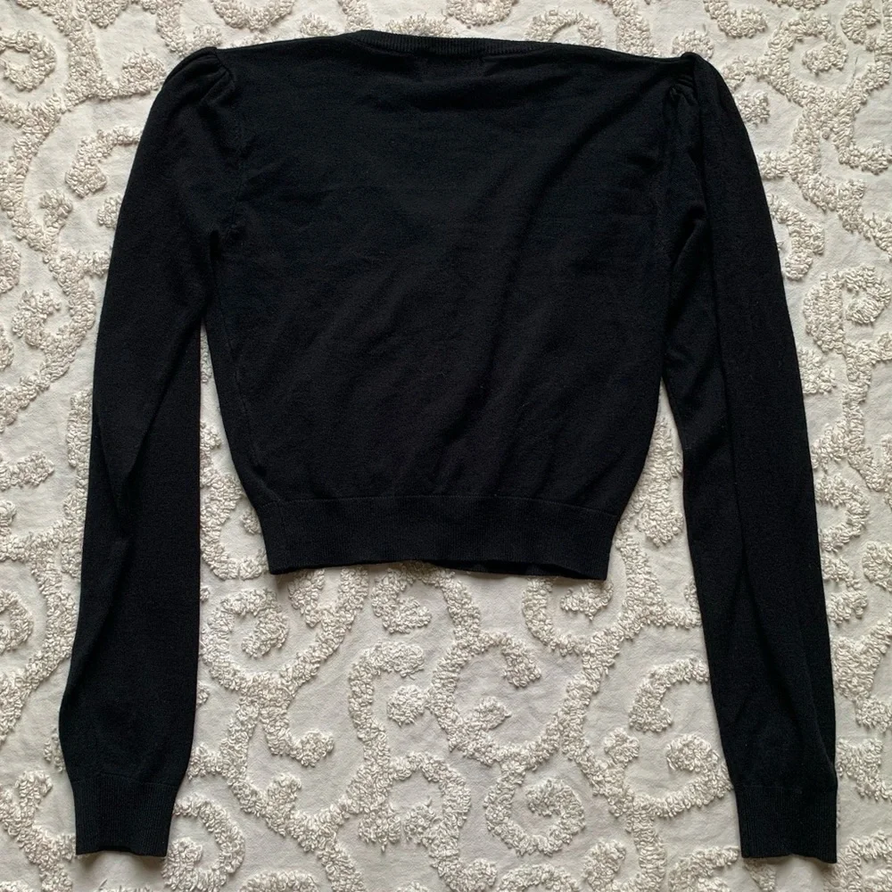 Banned Apparel Peacock Cropped Cardigan small - Picture 2 of 10